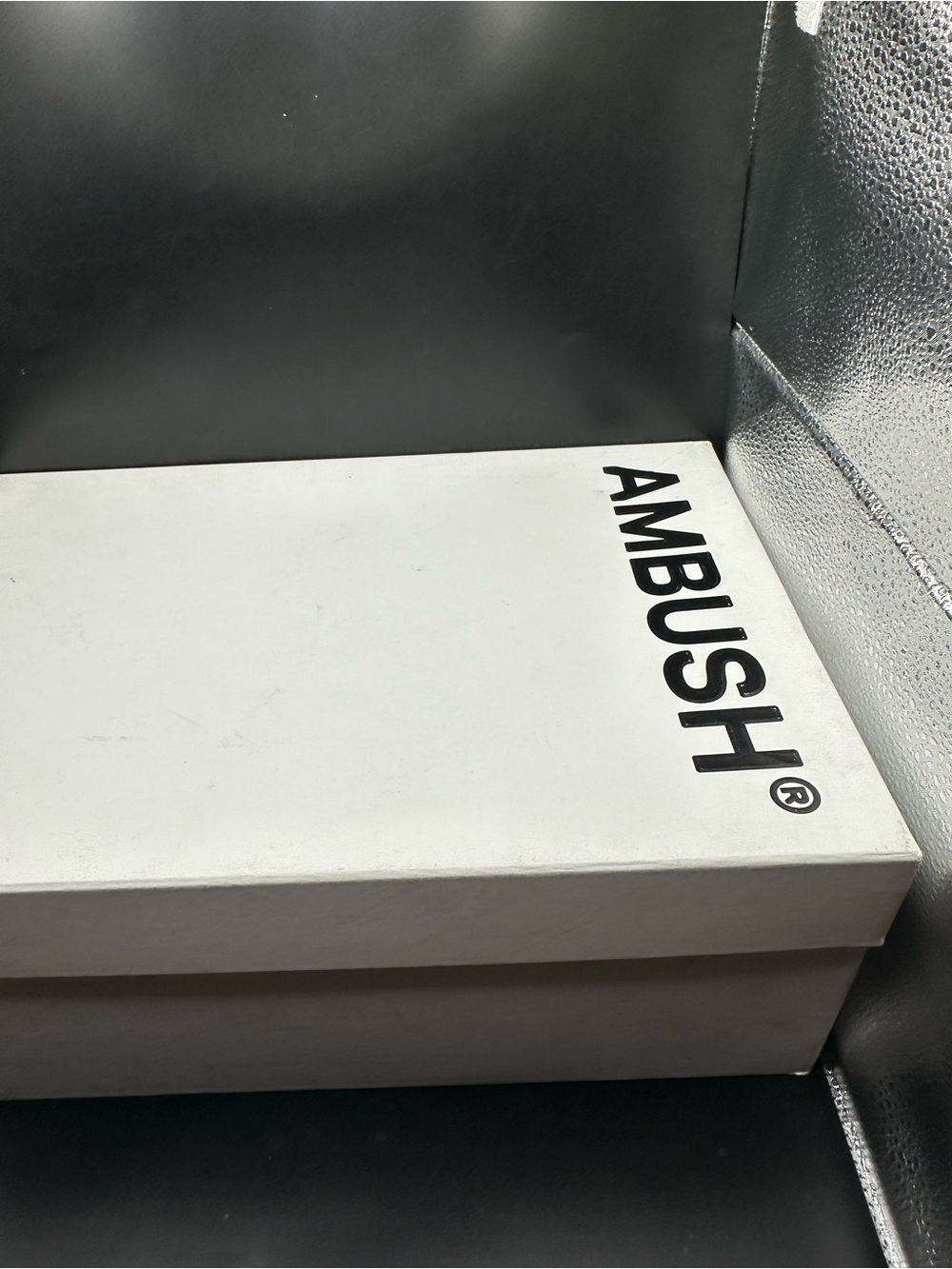Ambush Minimalist Leather and Rubber White Platform Sneakers EU44 - Picture 10 of 13